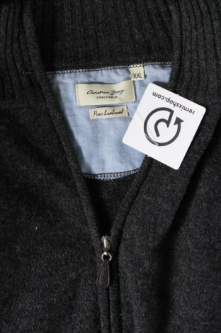 Jachetă tricotată de bărbați Christian Berg, Mărime XXL, Culoare Gri, Preț 72,70 Lei