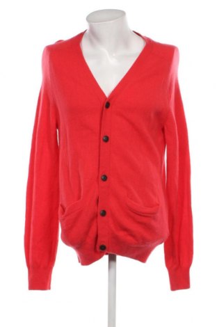 Jachetă tricotată de bărbați H&M Divided, Mărime M, Culoare Roșu, Preț 33,30 Lei