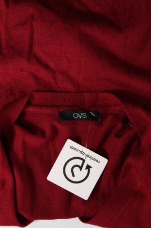 Jachetă tricotată de bărbați Oviesse, Mărime S, Culoare Roșu, Preț 151,32 Lei