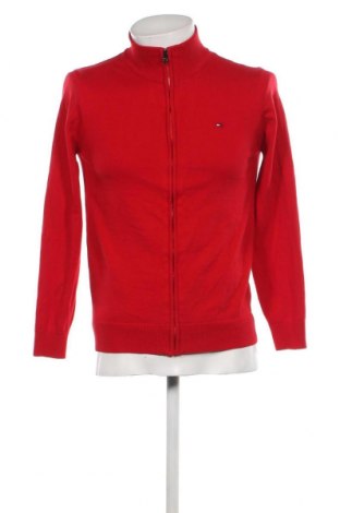 Jachetă tricotată de bărbați Tommy Hilfiger, Mărime M, Culoare Roșu, Preț 117,44 Lei