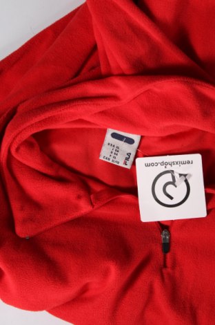 Мъжка поларена блуза FILA, Размер XL, Цвят Червен, Цена 22,80 лв.