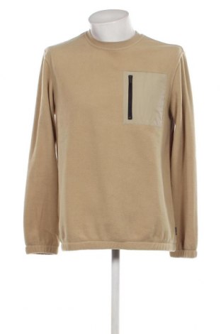 Ανδρική μπλούζα fleece Only & Sons, Μέγεθος M, Χρώμα  Μπέζ, Τιμή 5,91 €