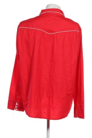Ανδρικό πουκάμισο, Μέγεθος XXL, Χρώμα Κόκκινο, Τιμή 4,55 €
