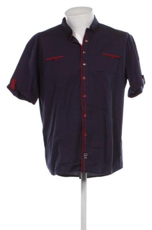 Ανδρικό πουκάμισο, Μέγεθος 5XL, Χρώμα Μπλέ, Τιμή 8,90 €