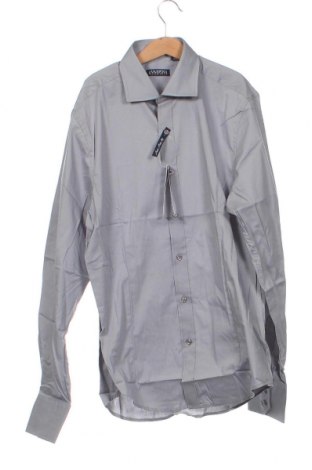 Herrenhemd, Größe M, Farbe Grau, Preis 12,13 €