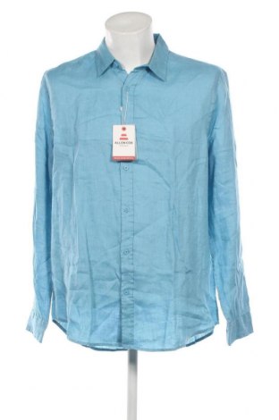 Ανδρικό πουκάμισο Allen Cox, Μέγεθος XL, Χρώμα Μπλέ, Τιμή 14,84 €
