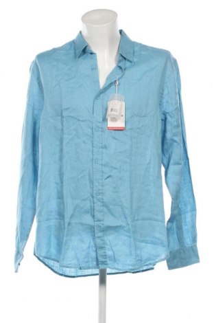 Ανδρικό πουκάμισο Allen Cox, Μέγεθος XXL, Χρώμα Μπλέ, Τιμή 14,84 €