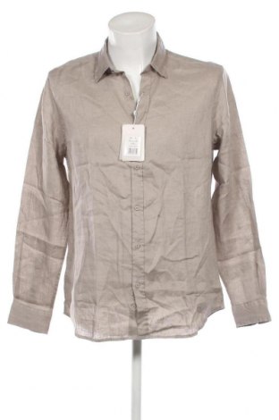 Мъжка риза Allen Cox, Размер L, Цвят Сив, Цена 41,04 лв.