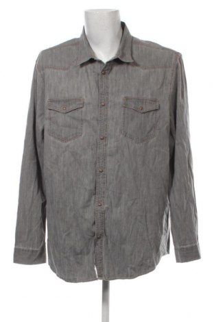Мъжка риза Angelo Litrico, Размер 3XL, Цвят Сив, Цена 29,00 лв.