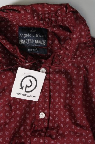 Herrenhemd Angelo Litrico, Größe S, Farbe Rot, Preis € 20,18