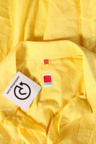 Herrenhemd Benetti, Größe M, Farbe Gelb, Preis 9,08 €