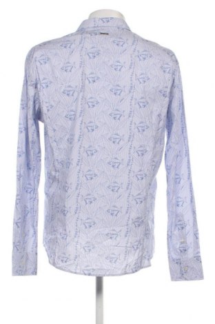 Ανδρικό πουκάμισο Bikkembergs, Μέγεθος XXL, Χρώμα Μπλέ, Τιμή 68,04 €