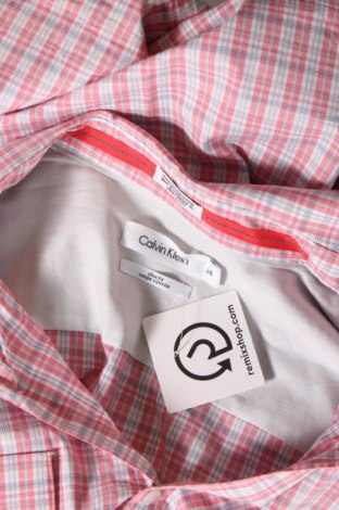 Ανδρικό πουκάμισο Calvin Klein, Μέγεθος L, Χρώμα Κόκκινο, Τιμή 13,96 €