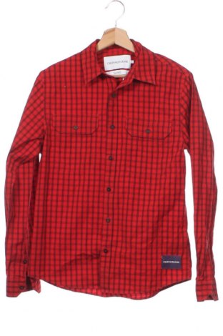 Herrenhemd Calvin Klein Jeans, Größe S, Farbe Rot, Preis 36,52 €