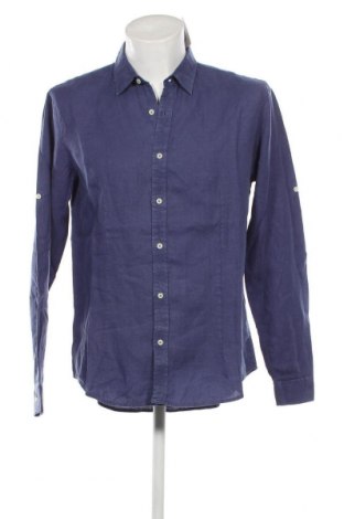 Ανδρικό πουκάμισο Cashmere Company, Μέγεθος L, Χρώμα Μπλέ, Τιμή 71,13 €