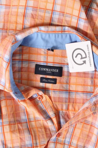 Мъжка риза Commander, Размер M, Цвят Оранжев, Цена 29,01 лв.
