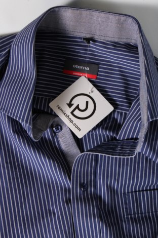 Ανδρικό πουκάμισο Eterna, Μέγεθος L, Χρώμα Μπλέ, Τιμή 16,40 €
