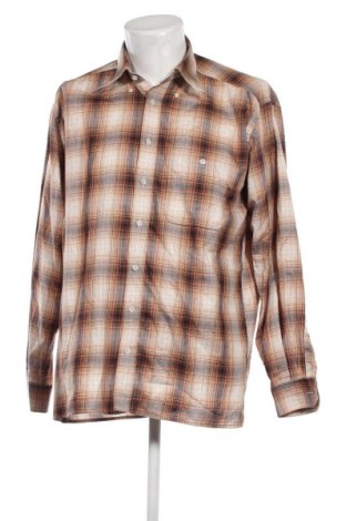 Ανδρικό πουκάμισο Eterna, Μέγεθος L, Χρώμα Καφέ, Τιμή 3,14 €