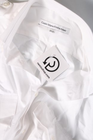 Мъжка риза Guido Maria Kretschmer, Размер M, Цвят Бял, Цена 12,24 лв.