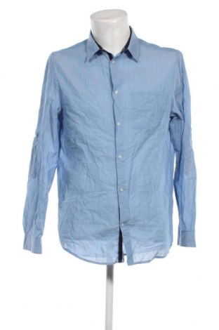 Herrenhemd H&M, Größe M, Farbe Blau, Preis 4,44 €