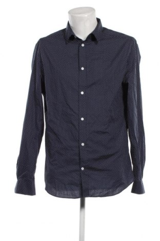 Мъжка риза H&M, Размер L, Цвят Син, Цена 15,37 лв.