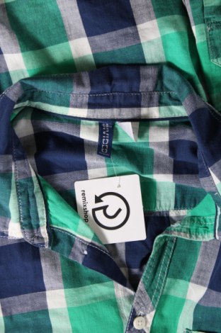 Мъжка риза H&M Divided, Размер M, Цвят Многоцветен, Цена 15,70 лв.