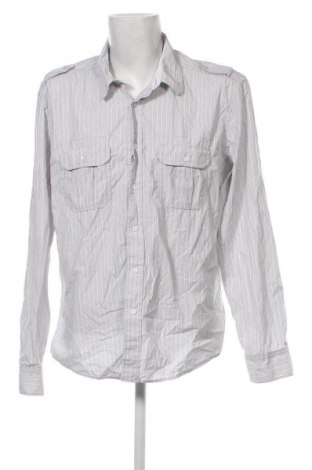 Ανδρικό πουκάμισο H&M L.O.G.G., Μέγεθος XXL, Χρώμα Γκρί, Τιμή 9,69 €