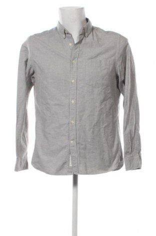 Ανδρικό πουκάμισο H&M L.O.G.G., Μέγεθος M, Χρώμα Γκρί, Τιμή 9,87 €