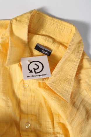 Мъжка риза Heine, Размер M, Цвят Жълт, Цена 9,60 лв.
