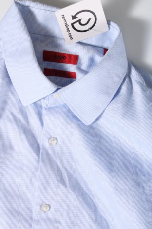 Ανδρικό πουκάμισο Hugo Boss, Μέγεθος L, Χρώμα Μπλέ, Τιμή 51,34 €