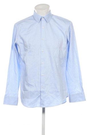 Ανδρικό πουκάμισο Hugo Boss, Μέγεθος L, Χρώμα Μπλέ, Τιμή 51,34 €