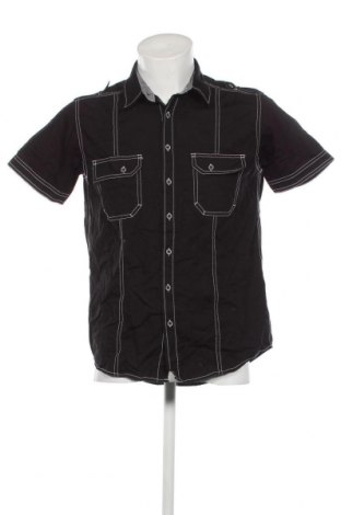 Ανδρικό πουκάμισο Identic, Μέγεθος M, Χρώμα Μαύρο, Τιμή 7,18 €