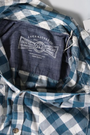 Herrenhemd Jack & Jones, Größe L, Farbe Blau, Preis 6,85 €