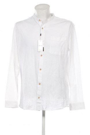 Мъжка риза Jack & Jones, Размер XXL, Цвят Бял, Цена 56,44 лв.
