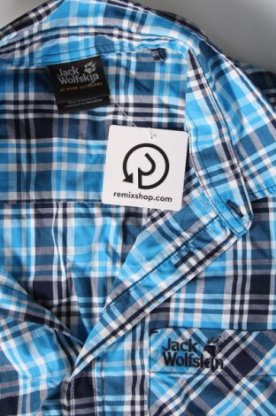 Ανδρικό πουκάμισο Jack Wolfskin, Μέγεθος L, Χρώμα Μπλέ, Τιμή 19,98 €