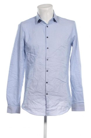 Ανδρικό πουκάμισο Jake*s, Μέγεθος L, Χρώμα Μπλέ, Τιμή 8,91 €