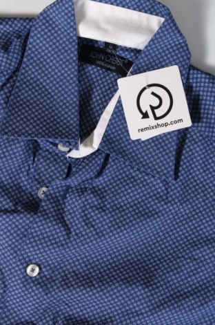 Ανδρικό πουκάμισο John Cabot, Μέγεθος M, Χρώμα Μπλέ, Τιμή 7,18 €