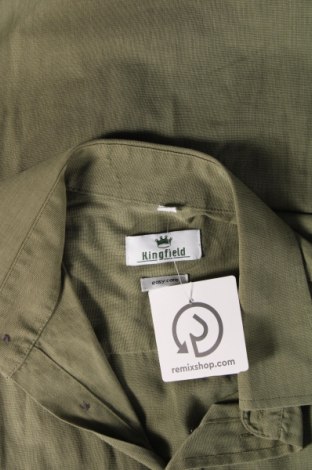 Мъжка риза Kingfield, Размер M, Цвят Зелен, Цена 29,00 лв.