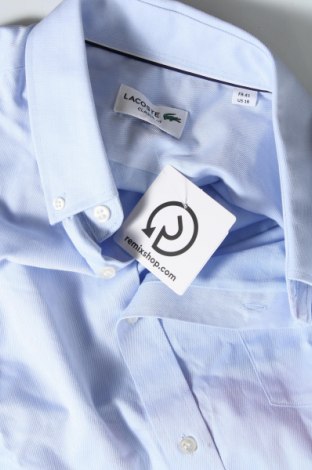 Ανδρικό πουκάμισο Lacoste, Μέγεθος L, Χρώμα Μπλέ, Τιμή 58,18 €