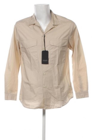 Ανδρικό πουκάμισο Liu Jo, Μέγεθος M, Χρώμα  Μπέζ, Τιμή 31,70 €