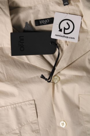 Ανδρικό πουκάμισο Liu Jo, Μέγεθος XXL, Χρώμα Εκρού, Τιμή 25,52 €