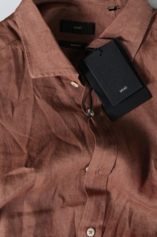 Ανδρικό πουκάμισο Liu Jo, Μέγεθος M, Χρώμα Καφέ, Τιμή 24,74 €