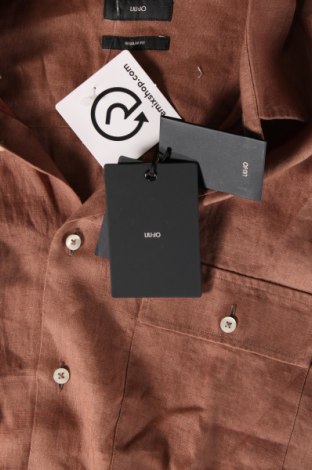 Ανδρικό πουκάμισο Liu Jo, Μέγεθος M, Χρώμα Καφέ, Τιμή 31,55 €