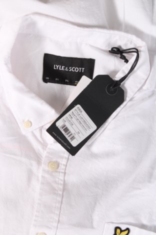 Ανδρικό πουκάμισο Lyle & Scott, Μέγεθος 4XL, Χρώμα Λευκό, Τιμή 49,45 €