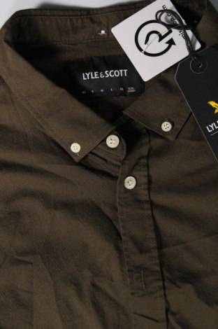 Pánská košile  Lyle & Scott, Velikost XXL, Barva Zelená, Cena  1 306,00 Kč