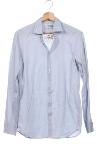 Ανδρικό πουκάμισο Mango, Μέγεθος S, Χρώμα Μπλέ, Τιμή 15,77 €