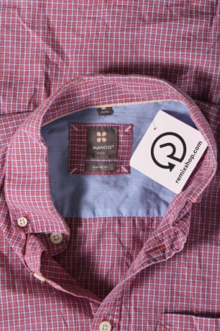 Ανδρικό πουκάμισο Manor, Μέγεθος M, Χρώμα Πολύχρωμο, Τιμή 6,28 €