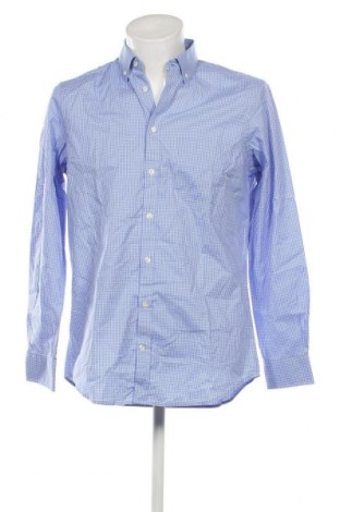 Ανδρικό πουκάμισο Manor, Μέγεθος M, Χρώμα Μπλέ, Τιμή 9,87 €