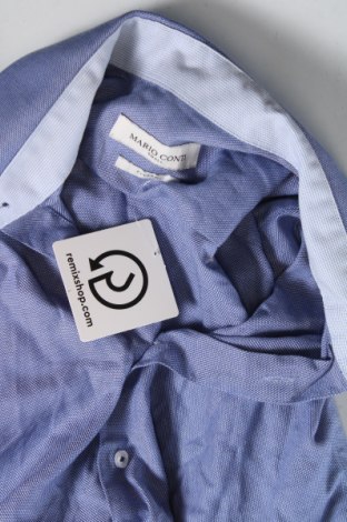 Ανδρικό πουκάμισο Mario Conti, Μέγεθος XS, Χρώμα Μπλέ, Τιμή 3,42 €