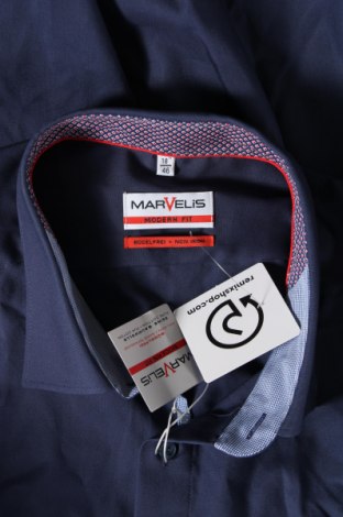 Мъжка риза Marvelis, Размер XXL, Цвят Син, Цена 41,04 лв.